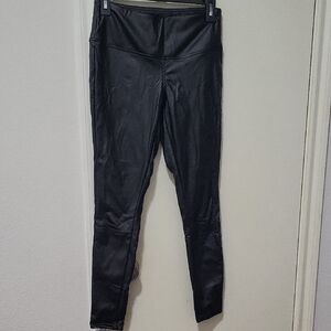 BUNDLE-1. Black Faux Leather Pants & 1. Forever 21 Jeans & 1. Crop Top